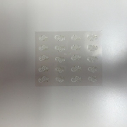 3D Sticker weiss XF 142